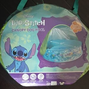 Disney Lilo & Stitch Blue Canopy Dog Pool